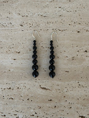 Remi Beaded Earrings - Black Onyx | The UNDONE