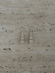 Remi Petite Beaded Earrings - White River Jasper | The UNDONE