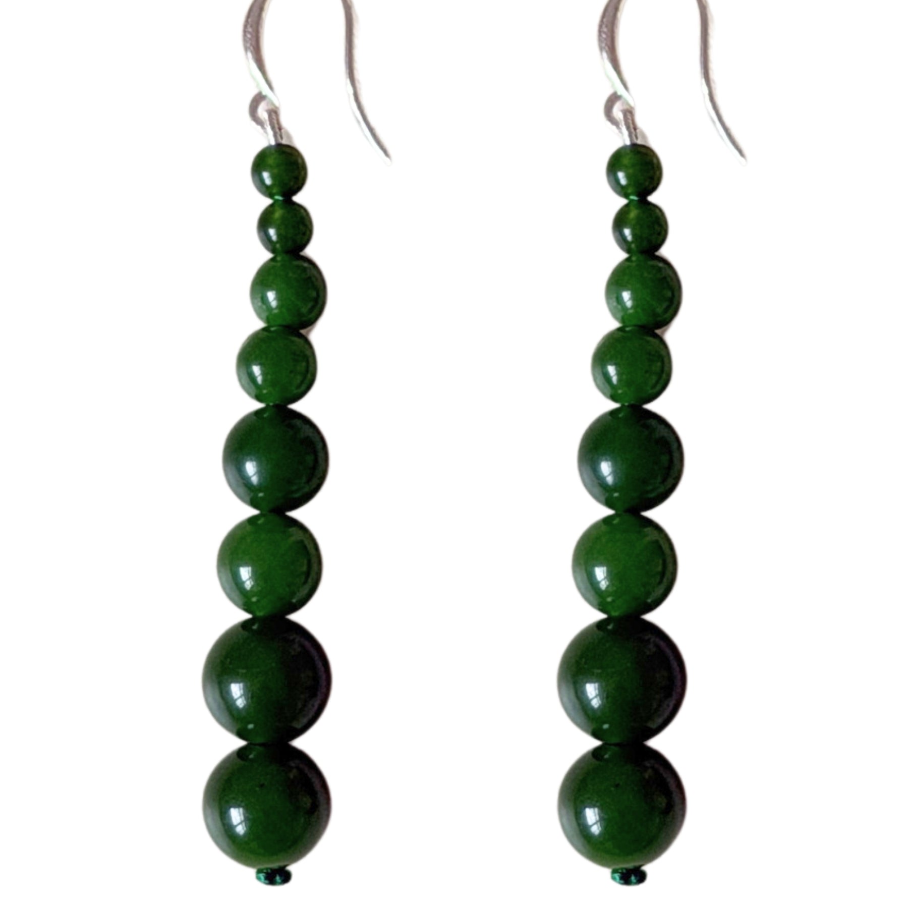 Remi Beaded Earrings - Green Jade | The UNDONE
