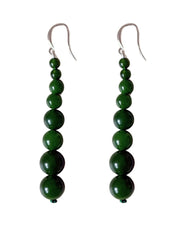 Remi Beaded Earrings - Green Jade | The UNDONE