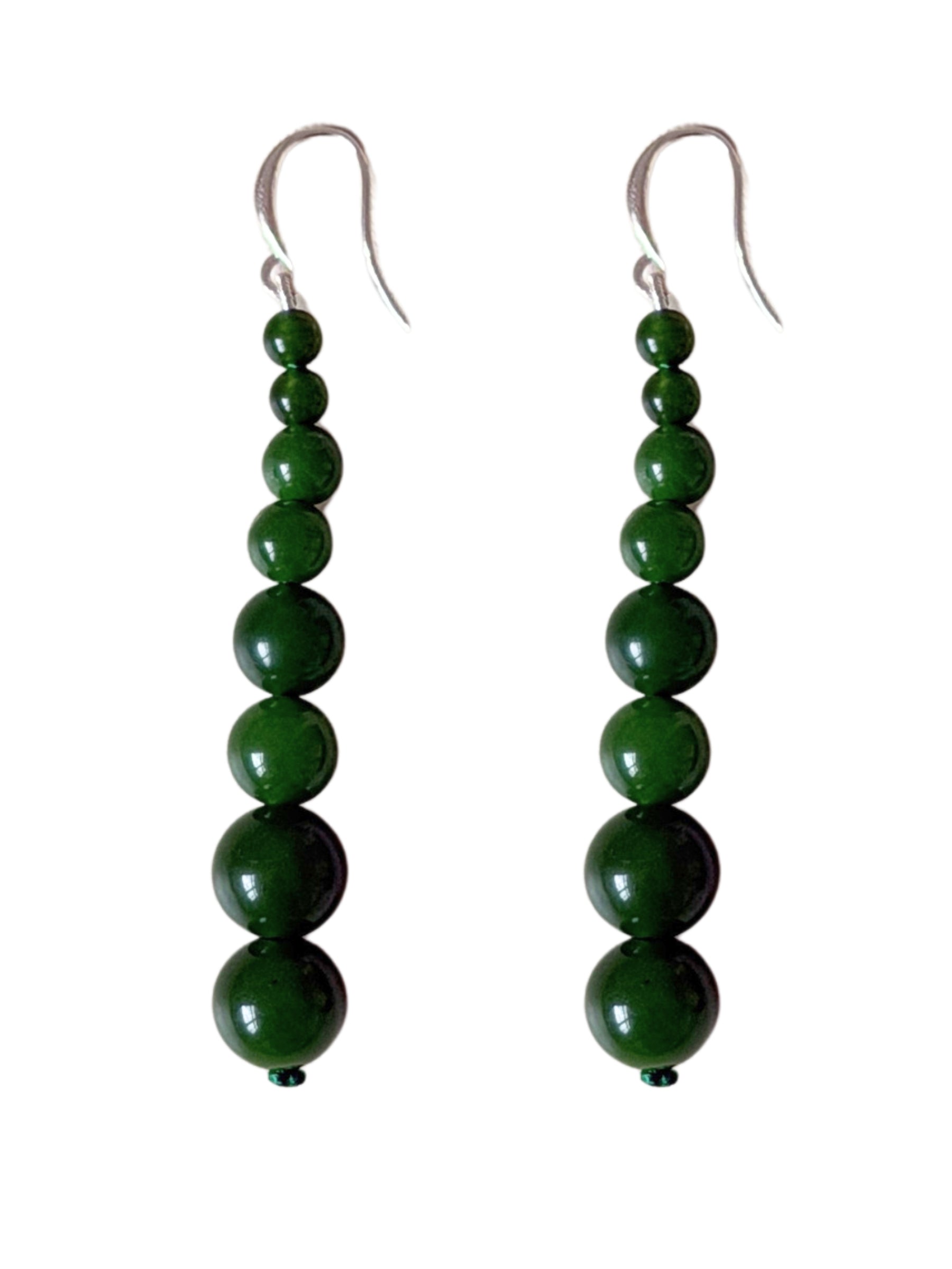 Remi Beaded Earrings - Green Jade | The UNDONE