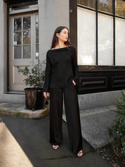 Marle | Hester Top in Black | The UNDONE