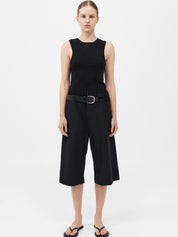 St. Agni | Bermuda Shorts in Black | The UNDONE
