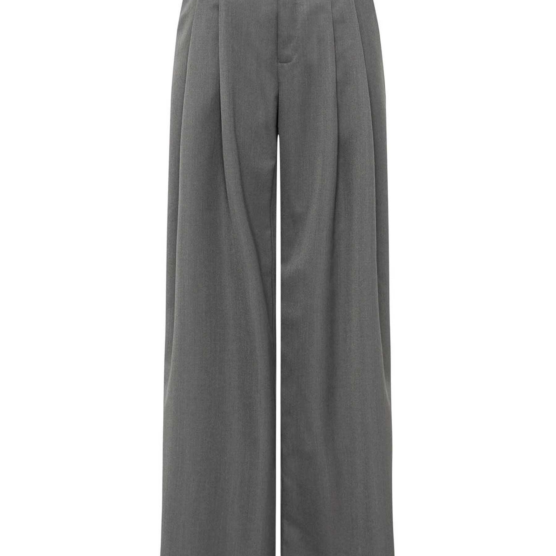 St. Agni | Homme Pleat Pants in Pewter Grey | The UNDONE