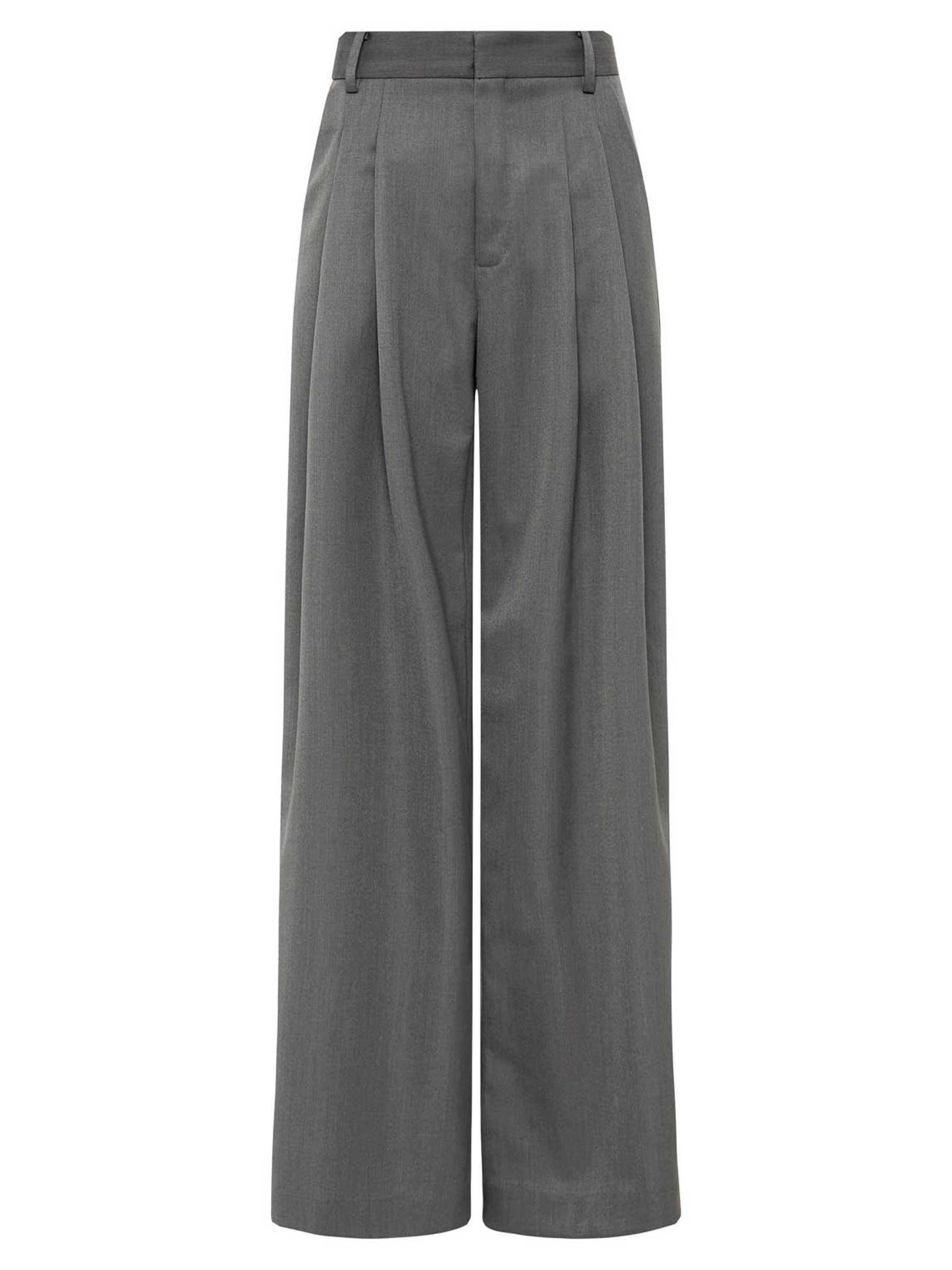 St. Agni | Homme Pleat Pants in Pewter Grey | The UNDONE