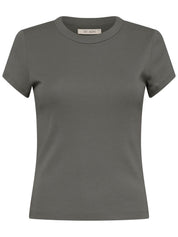 St. Agni | Organic Cotton Baby Tee in Pewter Grey | The UNDONE