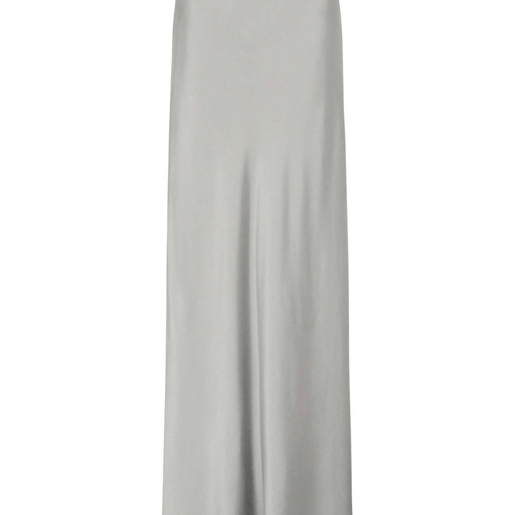 St. Agni | Bias Slip Skirt in Grey Silver | The UNDONE