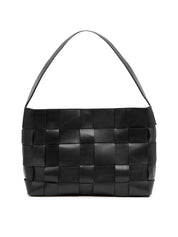 St. Agni | Woven Mini Tote in Black | The UNDONE