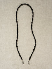 Sydney Black Beaded Phone Strap - Functional Jewellery | The UNDONE