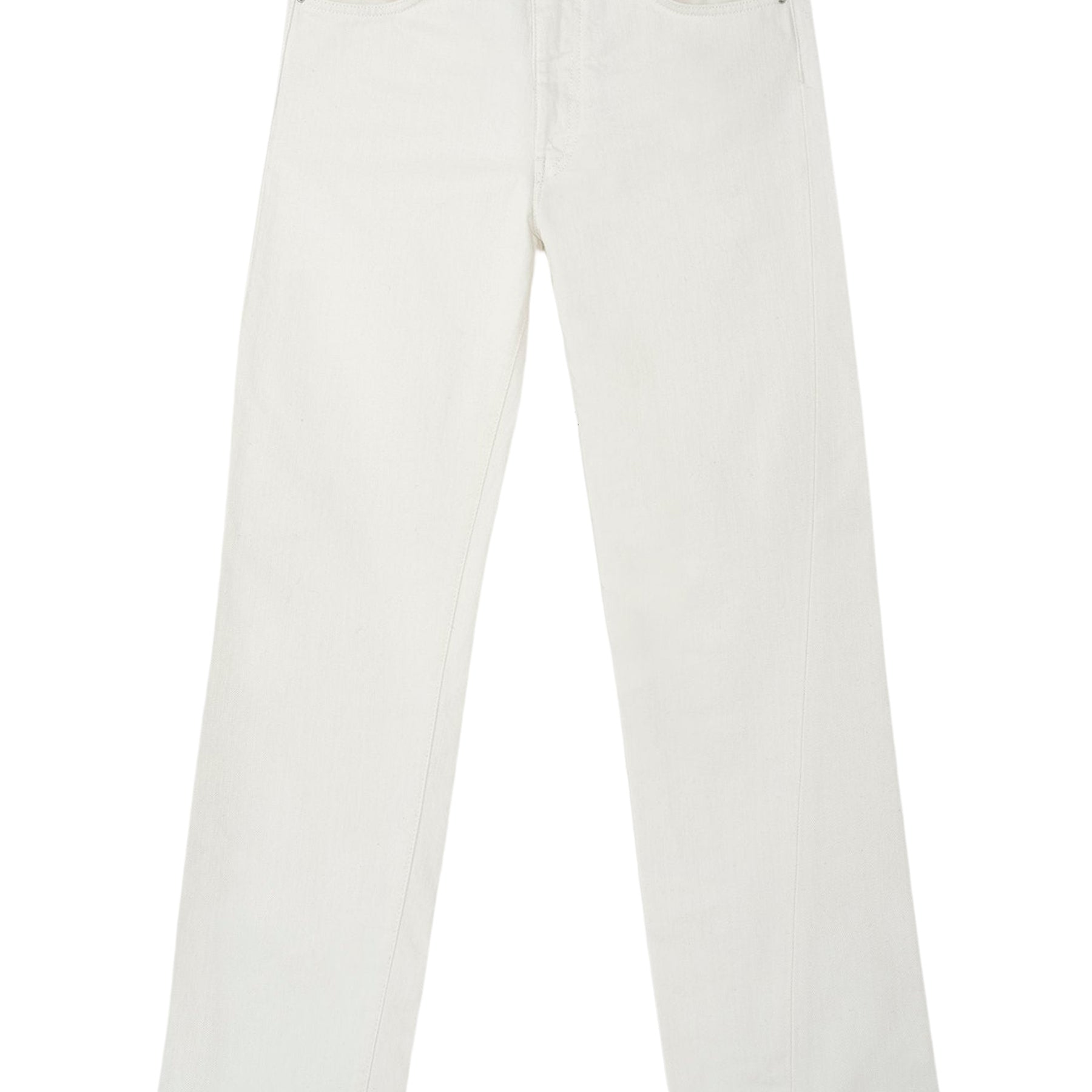 TOTEME | Twisted Seam Denim in Off White | The UNDONE