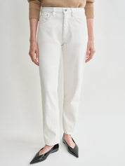 TOTEME | Twisted Seam Denim in Off White | The UNDONE