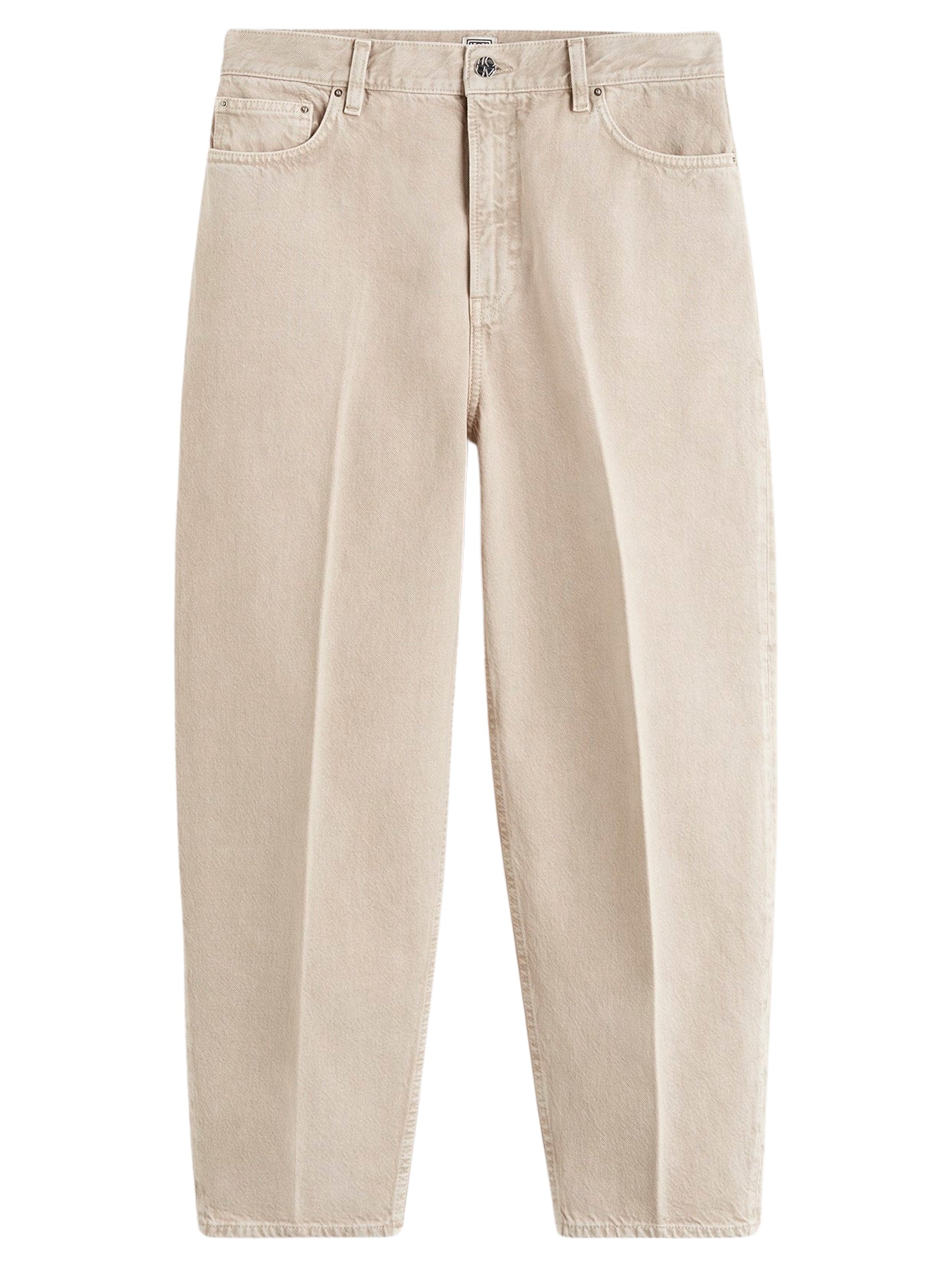 TOTEME | Wide Tapered Leg Denim in Smoke Grey | The UNDONE