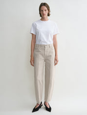 TOTEME | Wide Tapered Leg Denim in Smoke Grey | The UNDONE