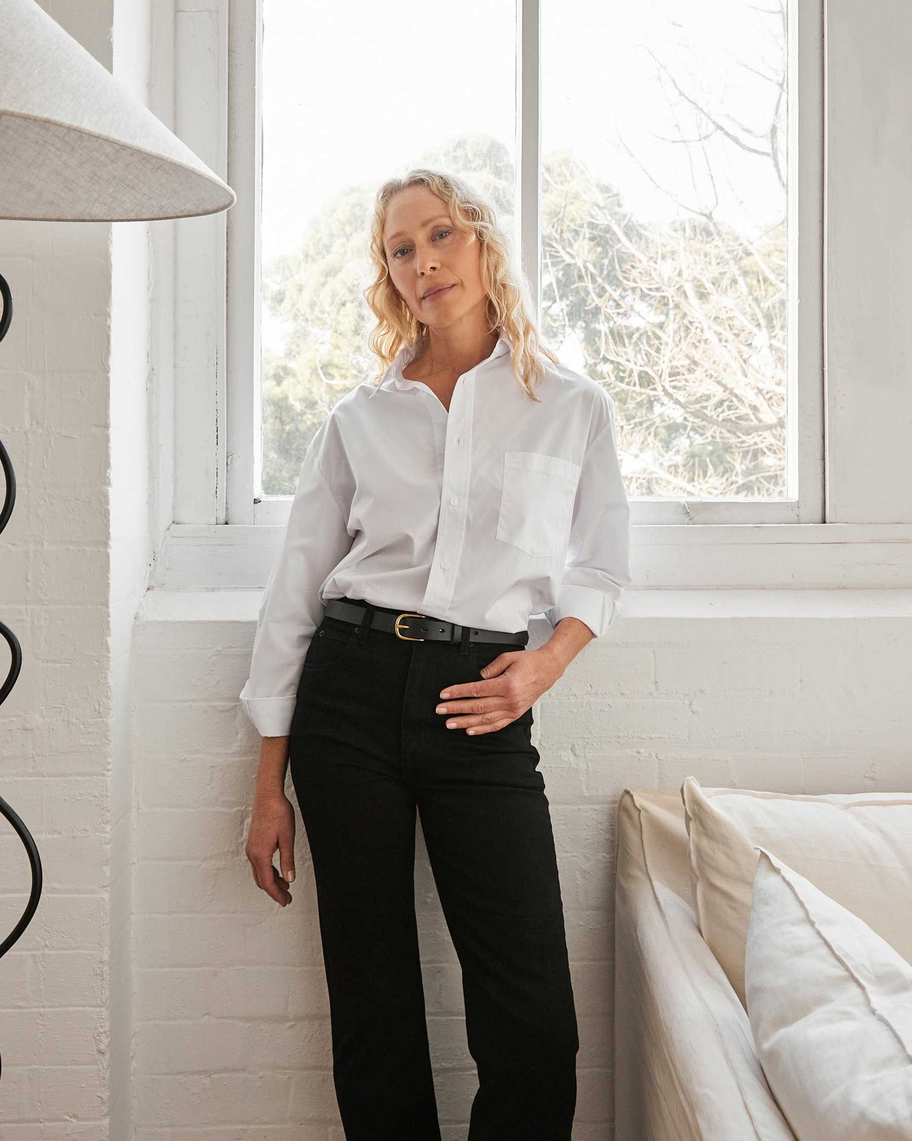 Matteau | White Classic Pocket Shirt | The UNDONE