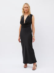 Wynn Hamlyn | Dianne Gown in Black | The UNDONE