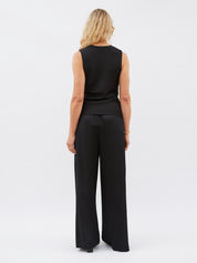 Wynn Hamlyn | Dianne Slip Top in Black | The UNDONE
