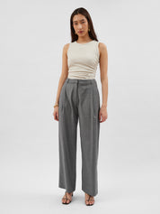 Wynn Hamlyn | Lana Trouser in Grey | The UNDONE