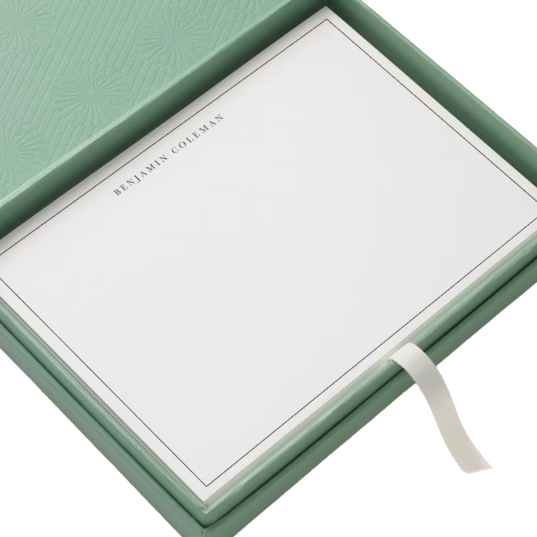 PAPIER Classic Thin Border Notecard Set at theUNDONE