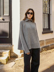 Harris Tapper | Roberta Jumper in Pewter | The UNDONE