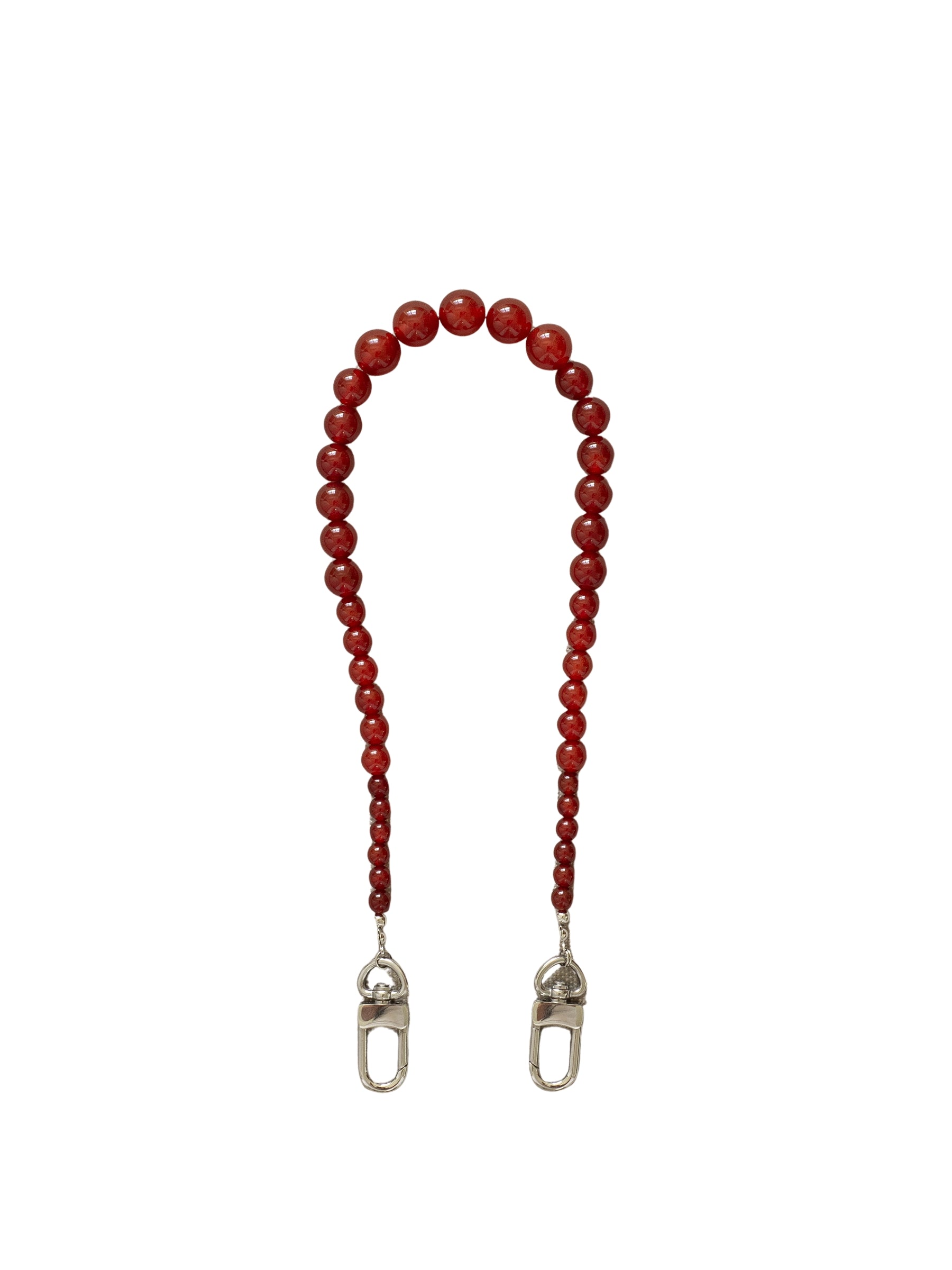 Red Carnelian Beaded Phone Wristlet - Functional Jewellery | The UNDONE