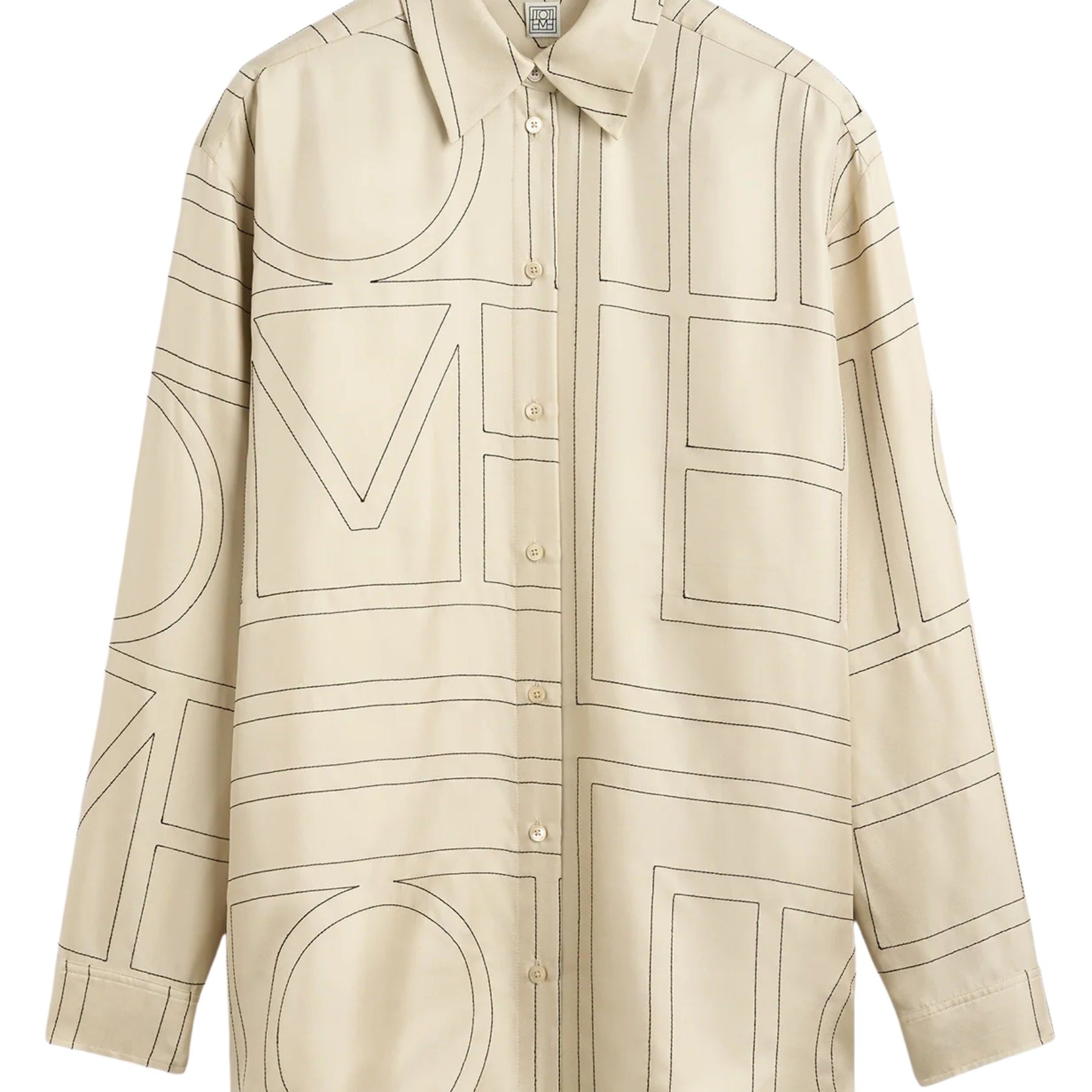 TOTEME | Classic embroidered shirt ivory