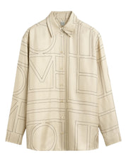 TOTEME | Classic embroidered shirt ivory