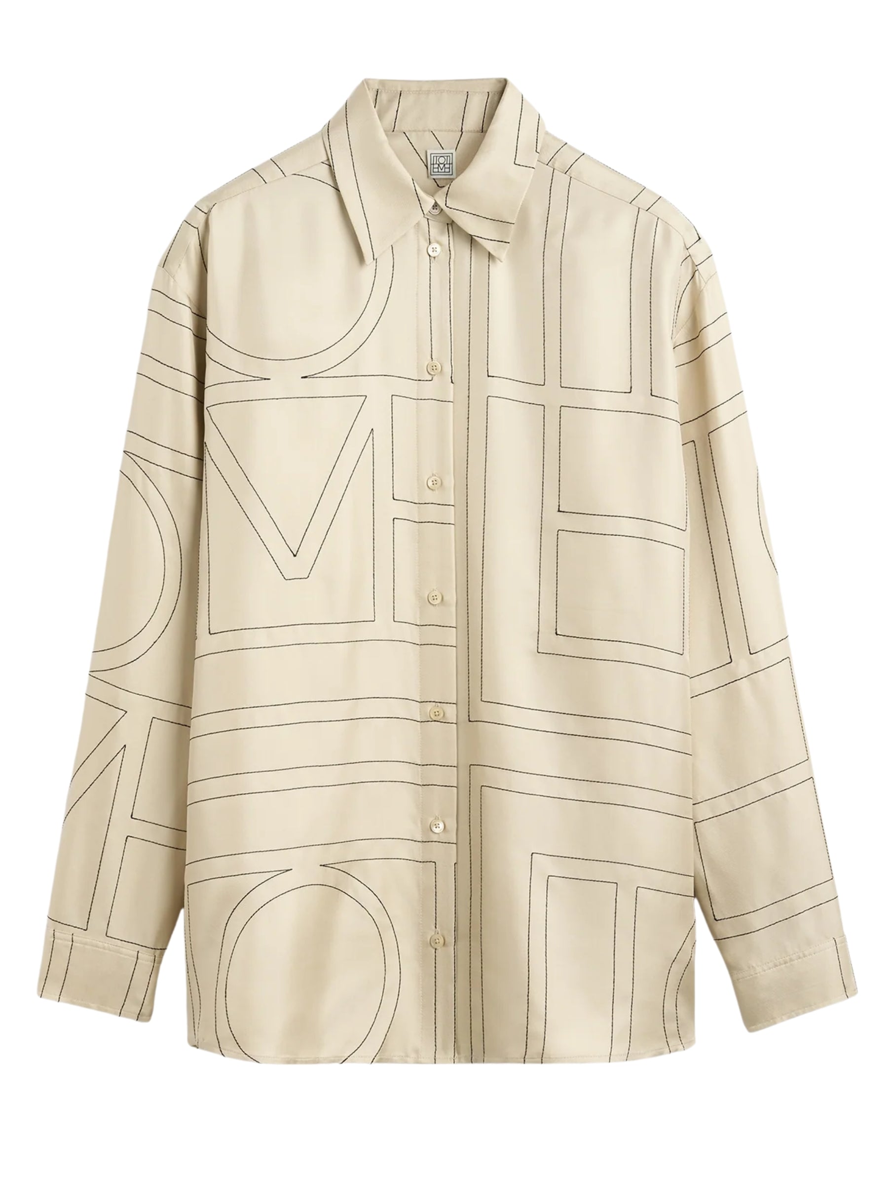 TOTEME | Classic embroidered shirt ivory