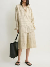 TOTEME | Classic embroidered shirt ivory