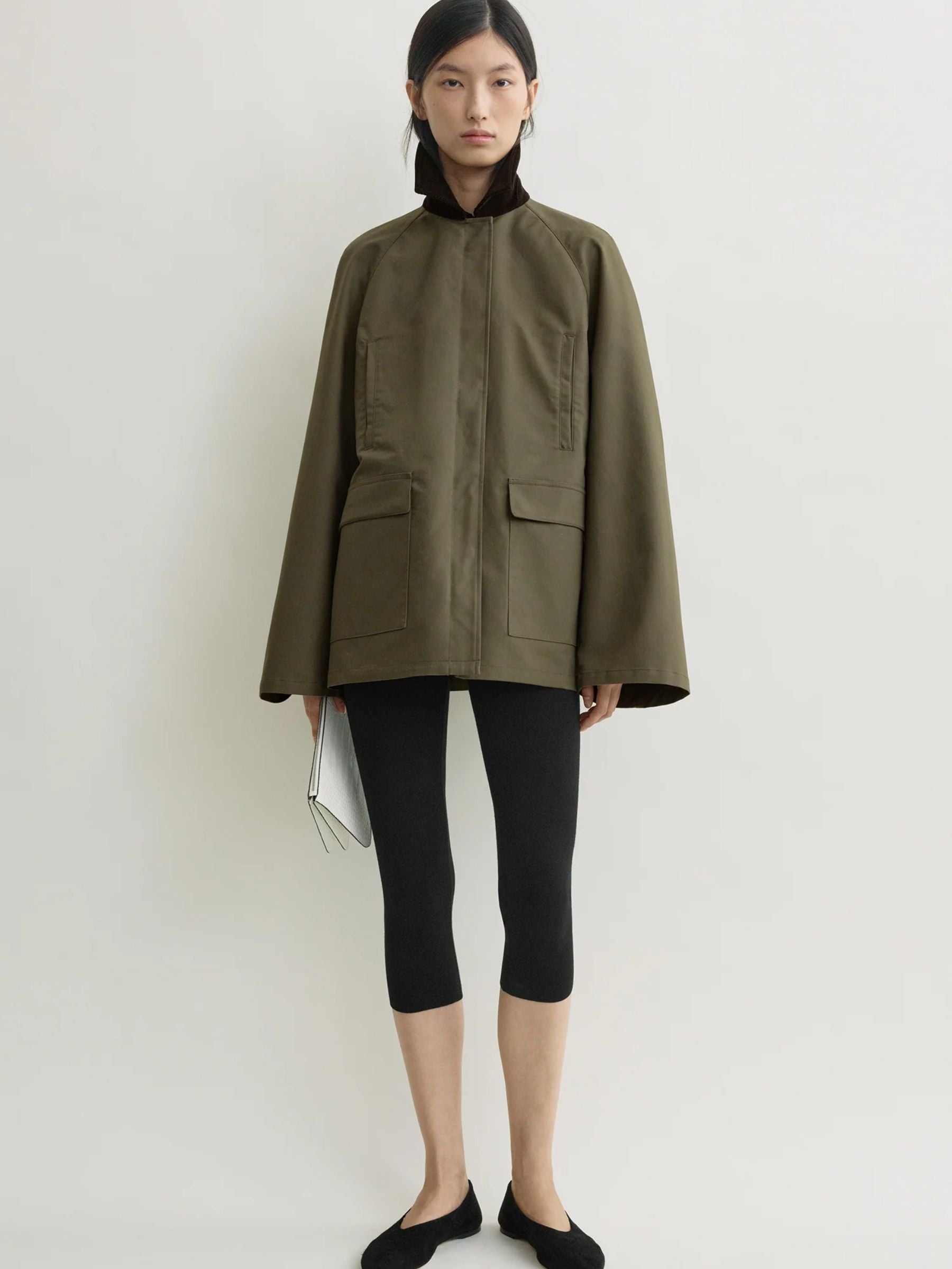 TOTEME | Summer Country Jacket in Khaki | The UNDONE