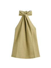 TOTEME | Twist halter top - cumin