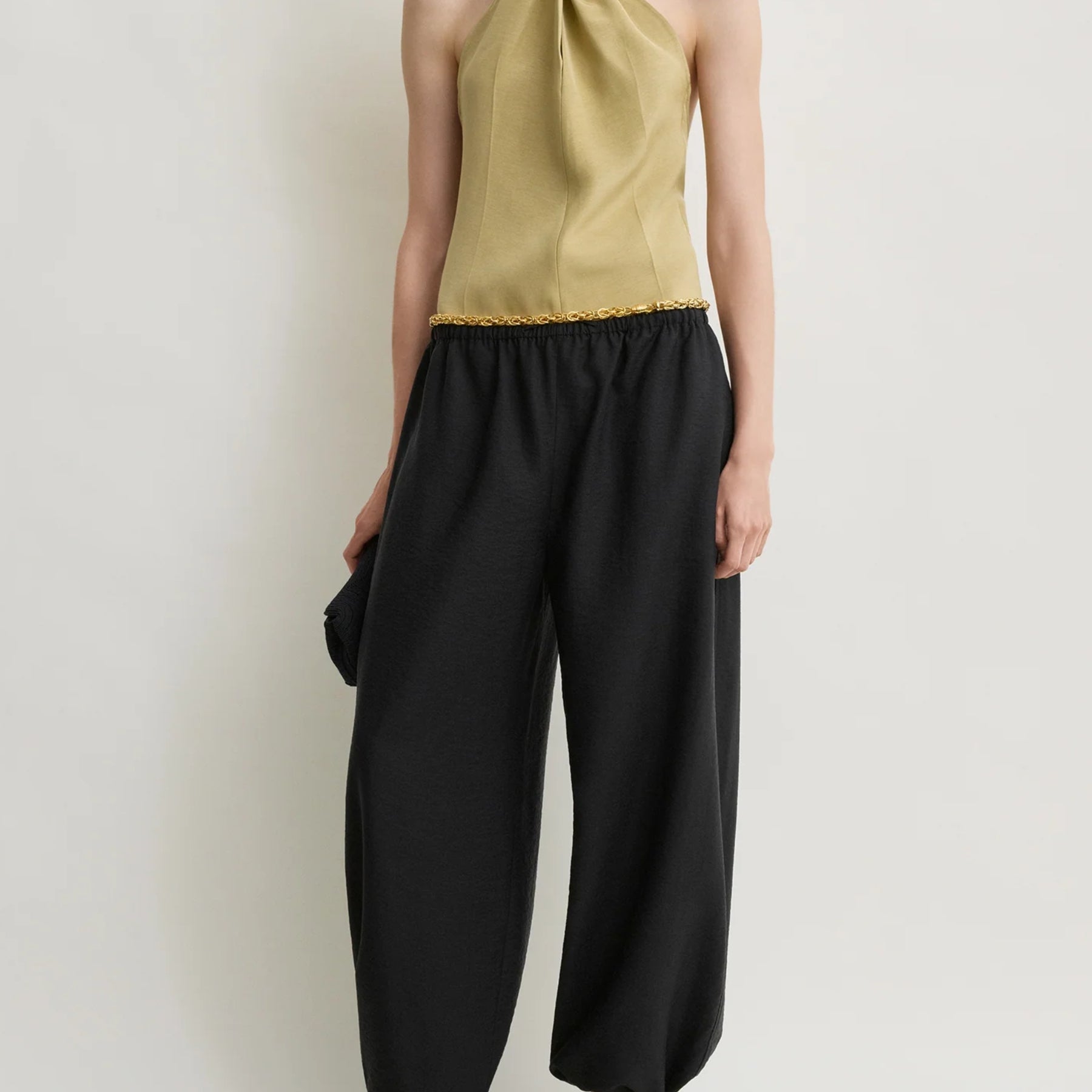 TOTEME | Twist halter top - cumin