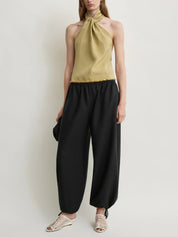 TOTEME | Twist halter top - cumin