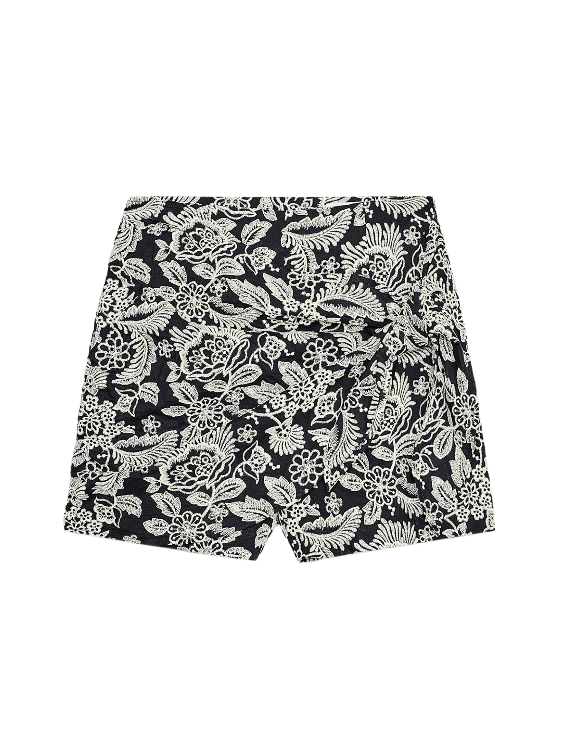 ZARA | Knotted Cutwork Skort