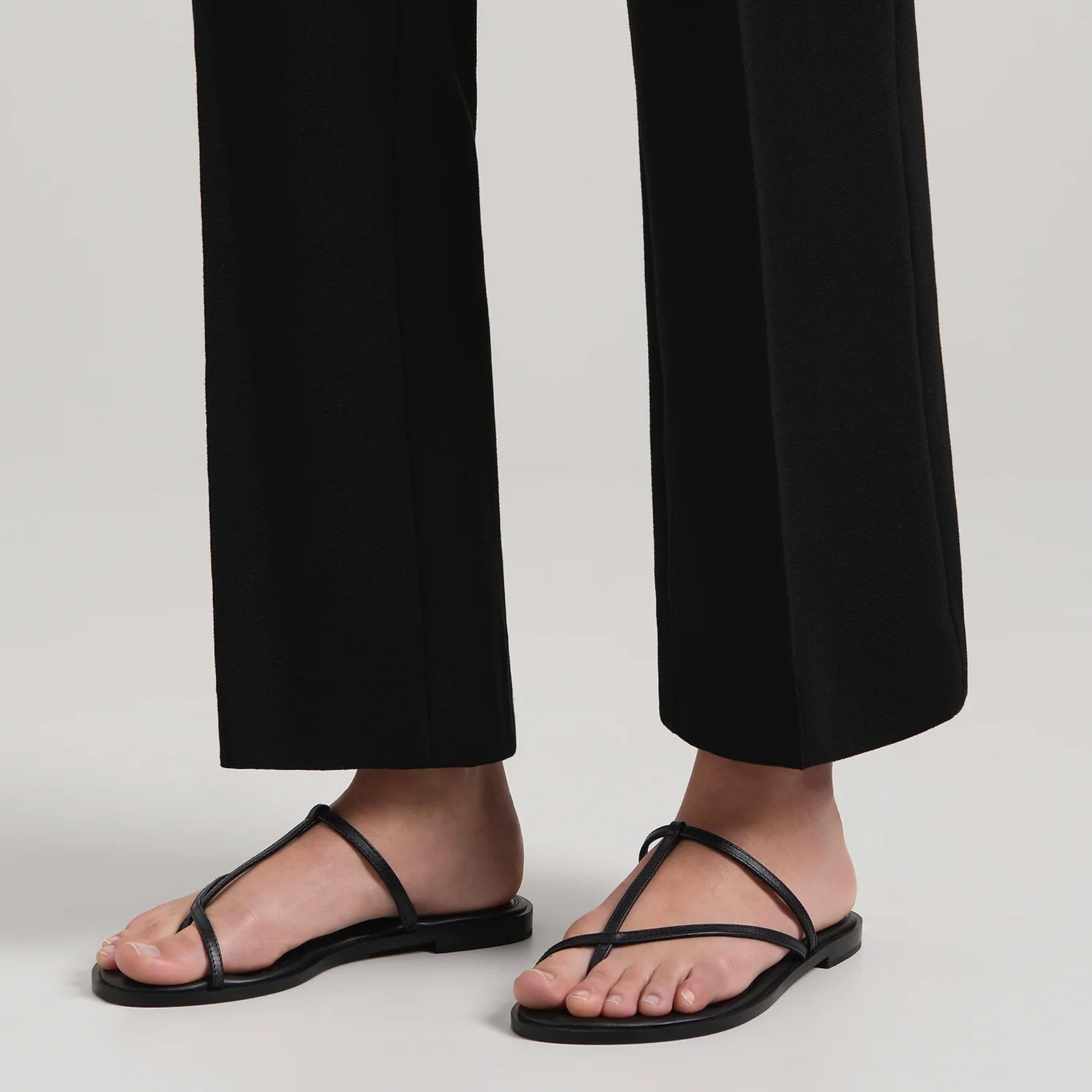 A.Emery | The Cyrus Sandal in Black
