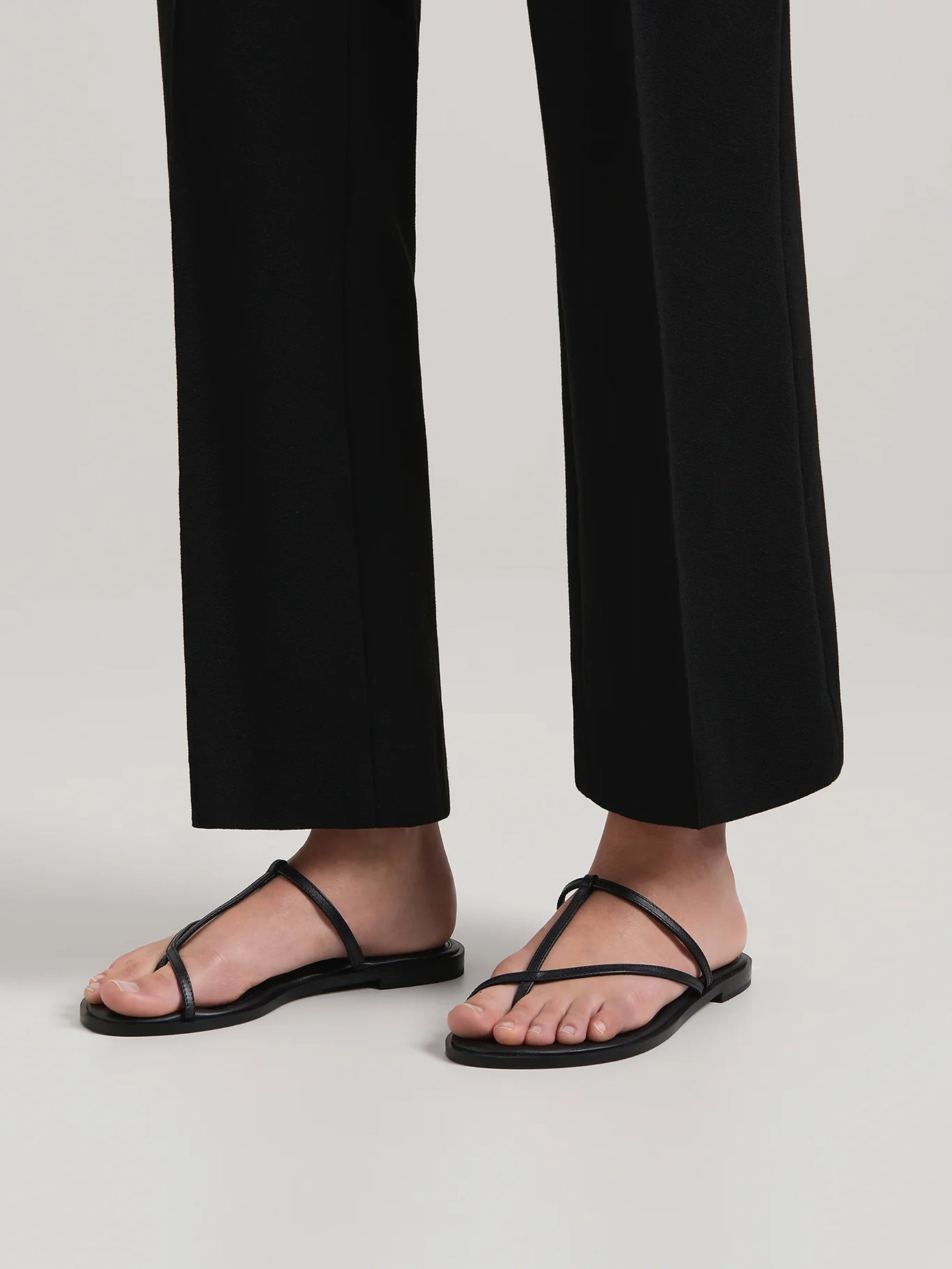 A.Emery | The Cyrus Sandal in Black