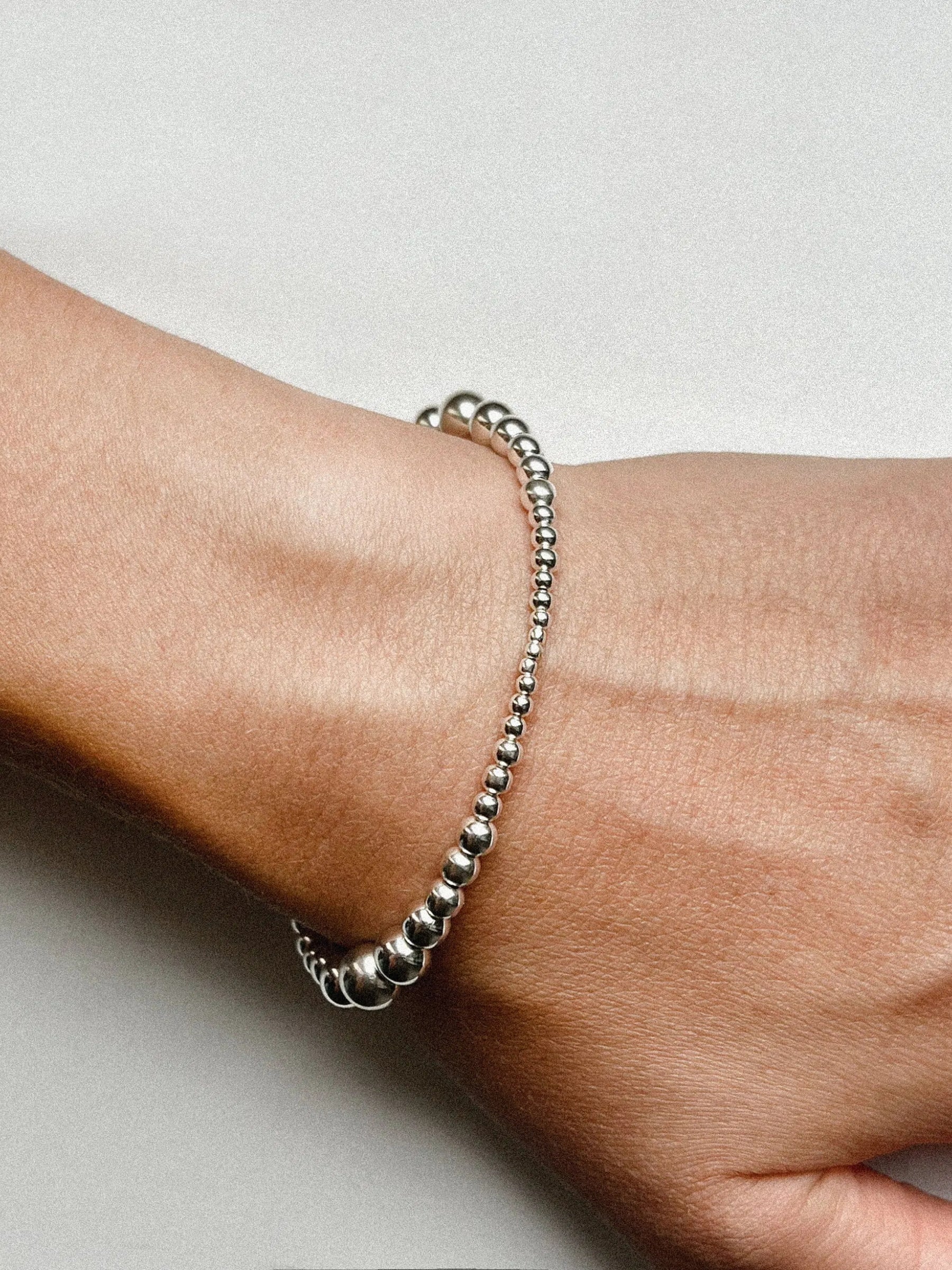 Balade | Bella Bead Bracelet in 925 Sterling Silver | The UNDONE
