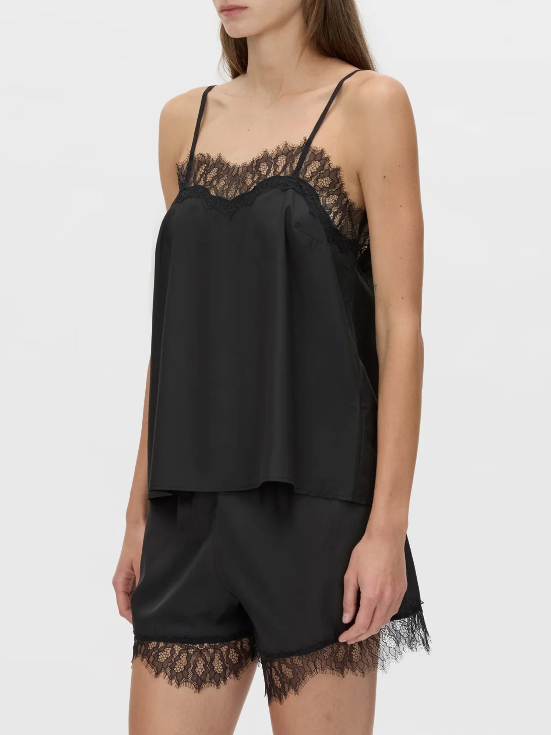 Camilla and Marc Lira Black Lace Shorts