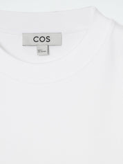 Clean Cut Regular Long Sleeve T-Shirt in White | COS
