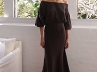 Dominique Healy | Louie Dress in Espresso | The UNDONE