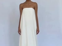 Anna Quan | Delfina Dress in White Carta | The UNDONE