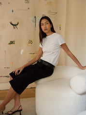 St. Agni | Bermuda Shorts in Black | The UNDONE