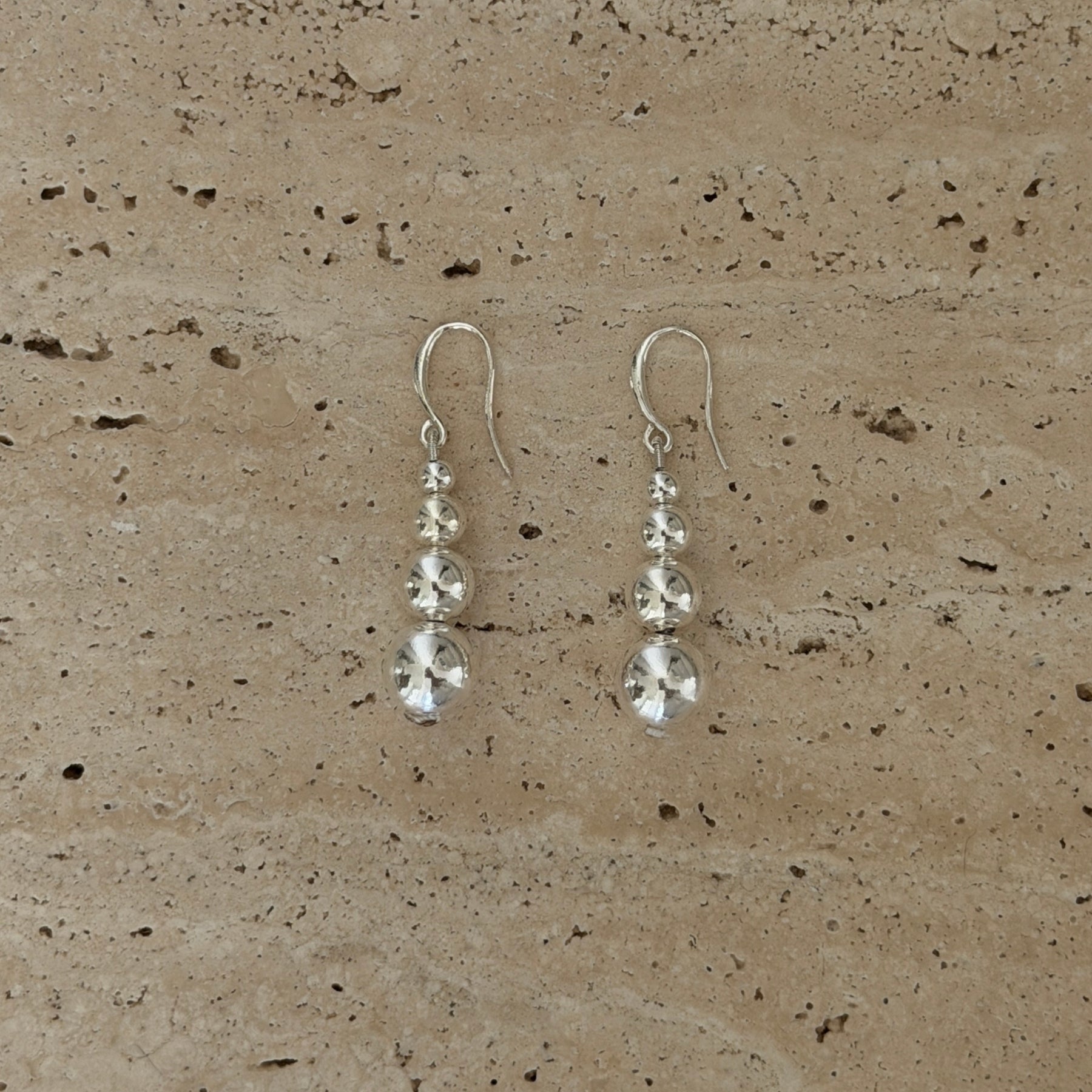 Remi Petite Beaded Earrings - Sterling Silver | The UNDONE