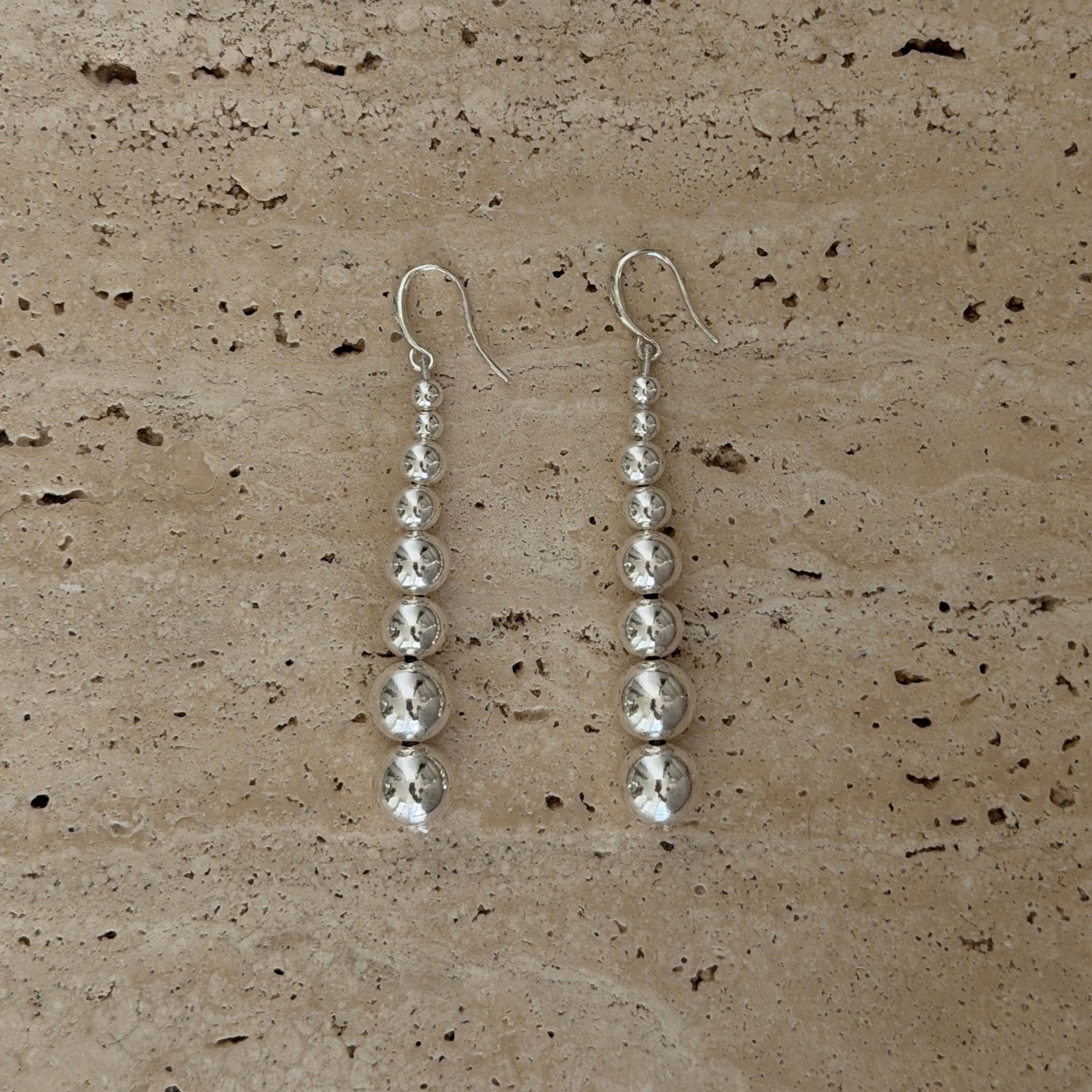 Remi Beaded Earrings - Sterling Silver | The UNDONE