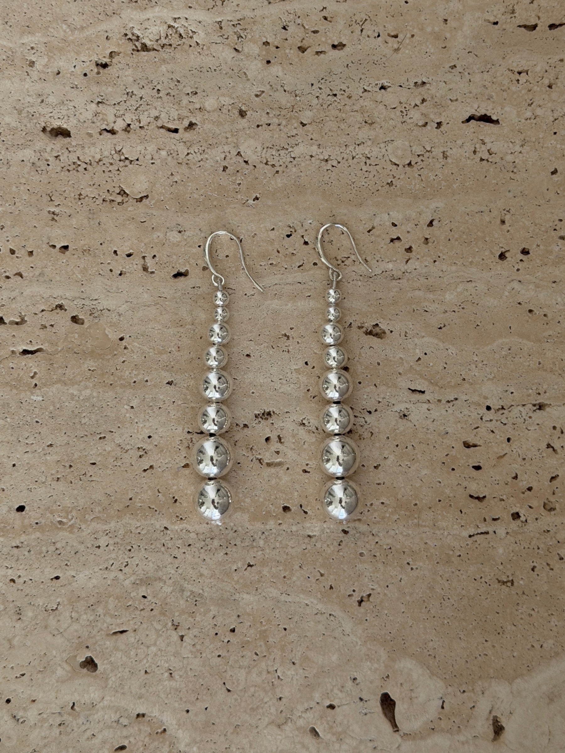 Remi Beaded Earrings - Sterling Silver | The UNDONE