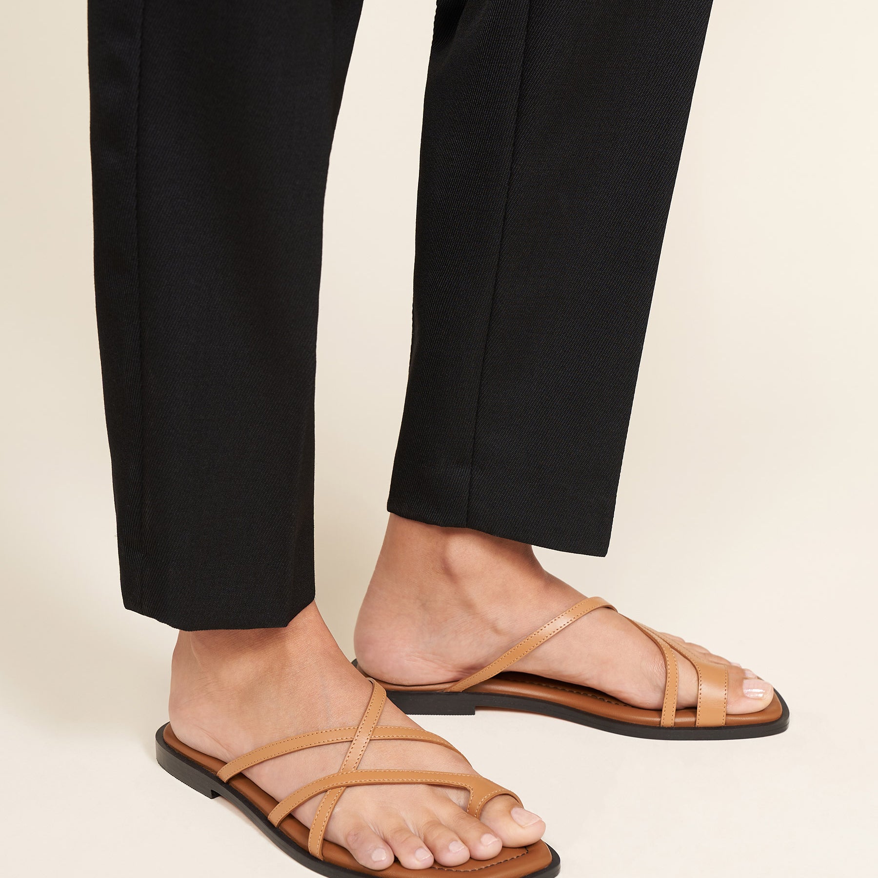 A.Emery | Avery Sandal in Deep Tan | The UNDONE
