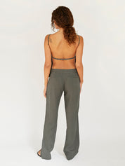 St. Agni | Square Neck Top in Castor Grey | The UNDONE