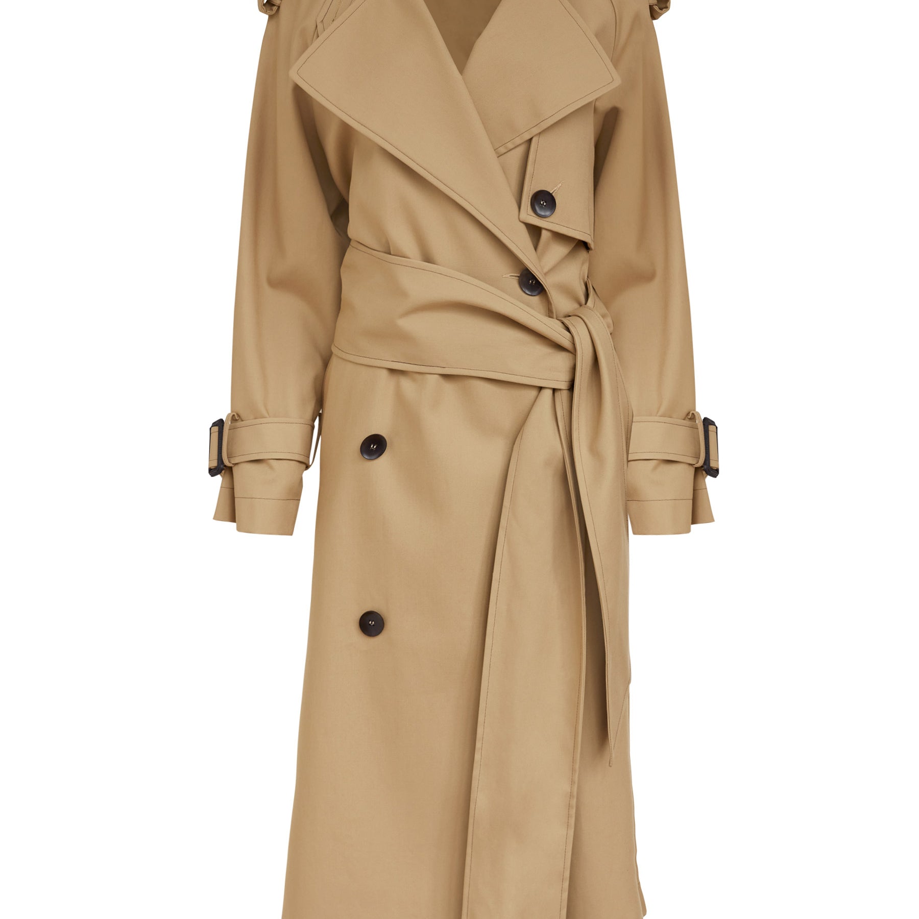 Arnsdorf | Alessandra Trench in Beige | The UNDONE