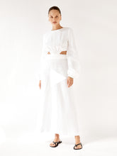 Bondi Born | Belize Organic Linen Dress in White | The UNDONE