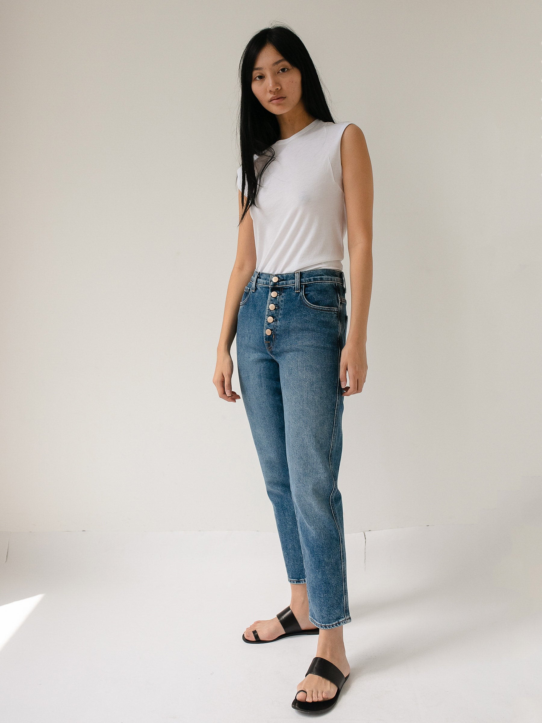 J brand heather clearance button fly jeans