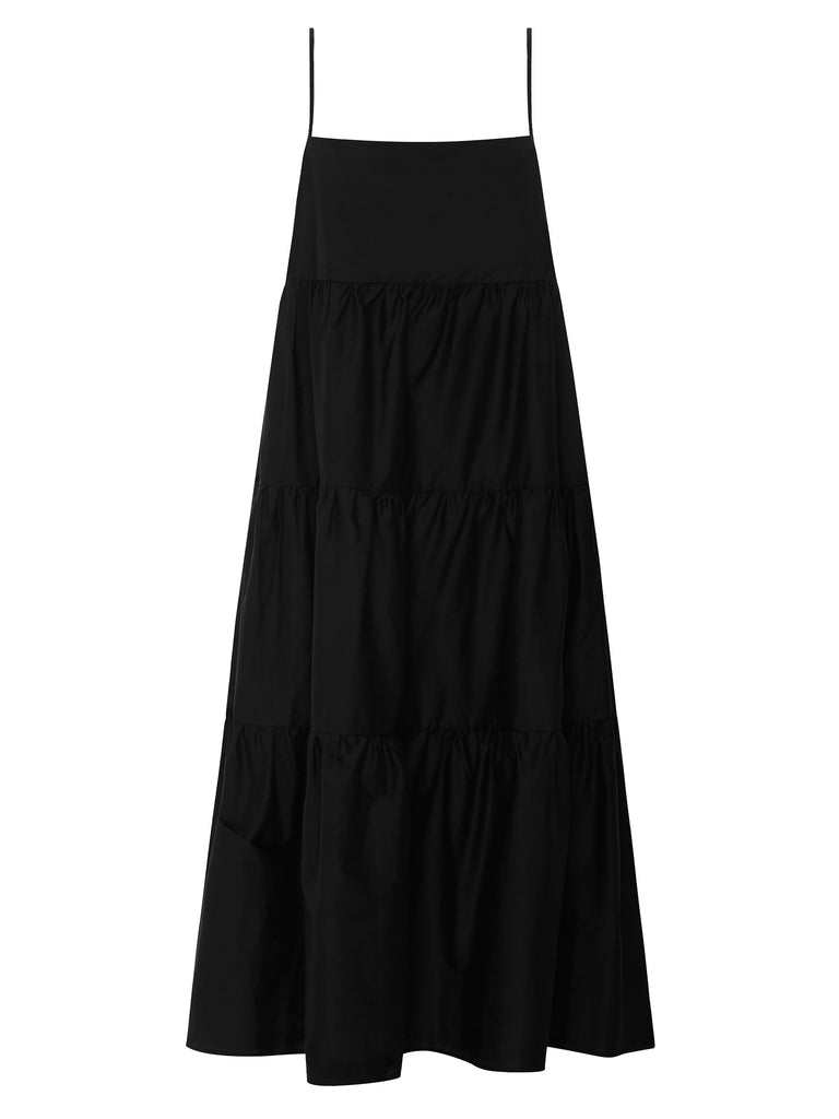 Matteau tiered top sundress black